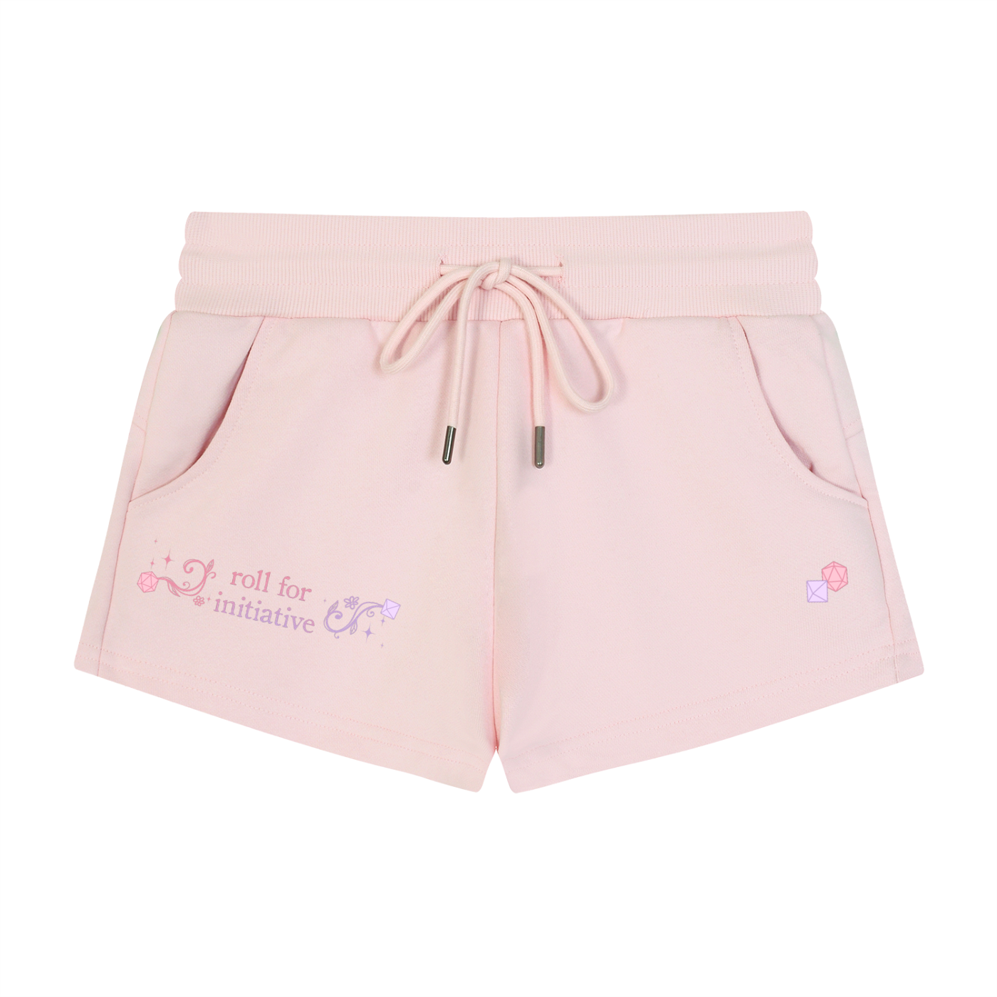 Roll for Initiative Women’s Fleece Lounge Shorts | Cute Fantasy Tabletop RPG Sweat Shorts | Gamer Girl Loungewear