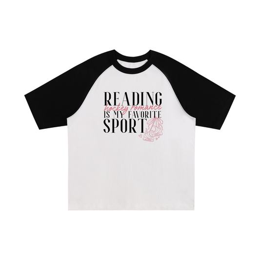 Hockey Romance Color-Blocked Raglan Sleeve T-Shirt