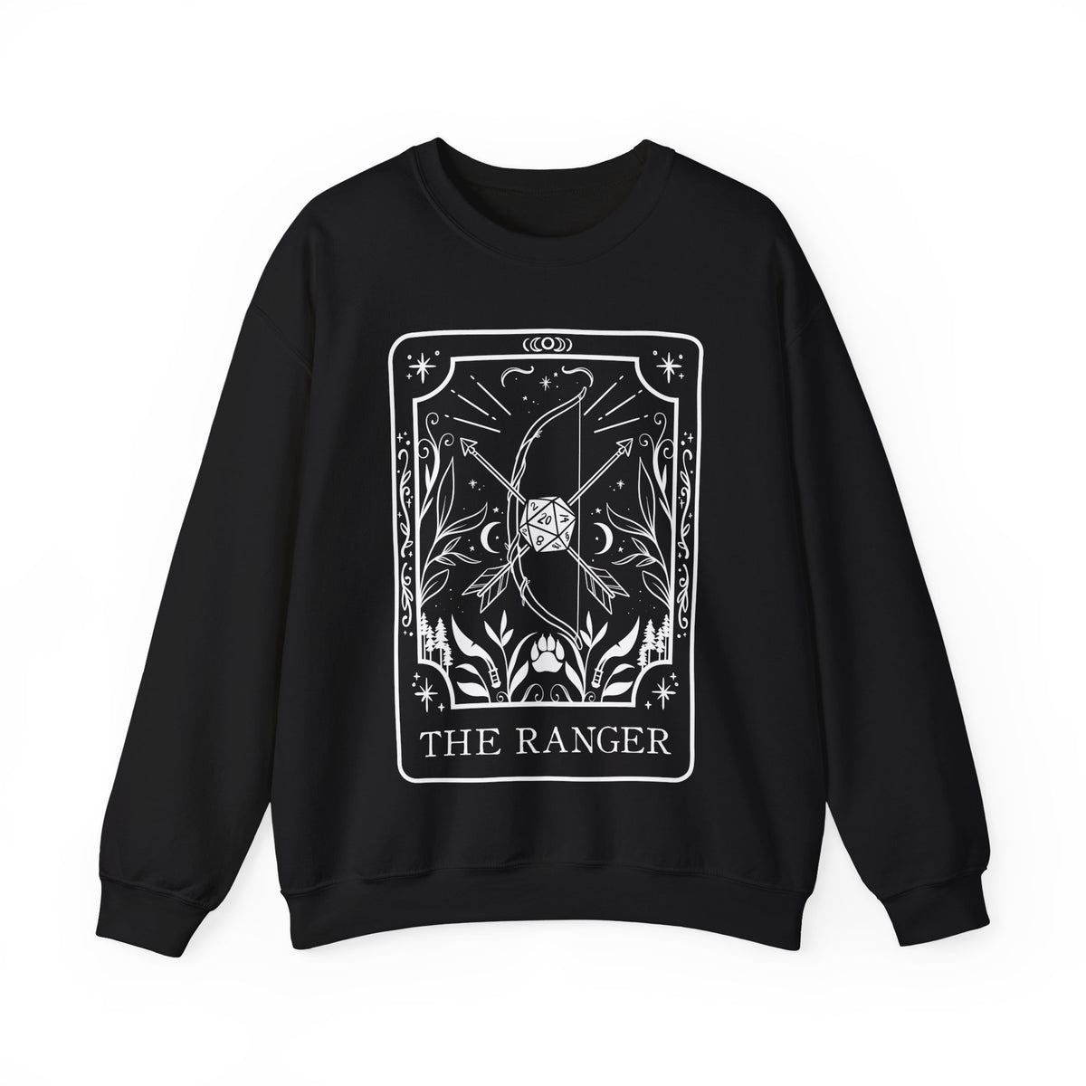 Ranger Tarot Card Gildan Sweatshirt Shirt | TTRPG Character Class Crewneck