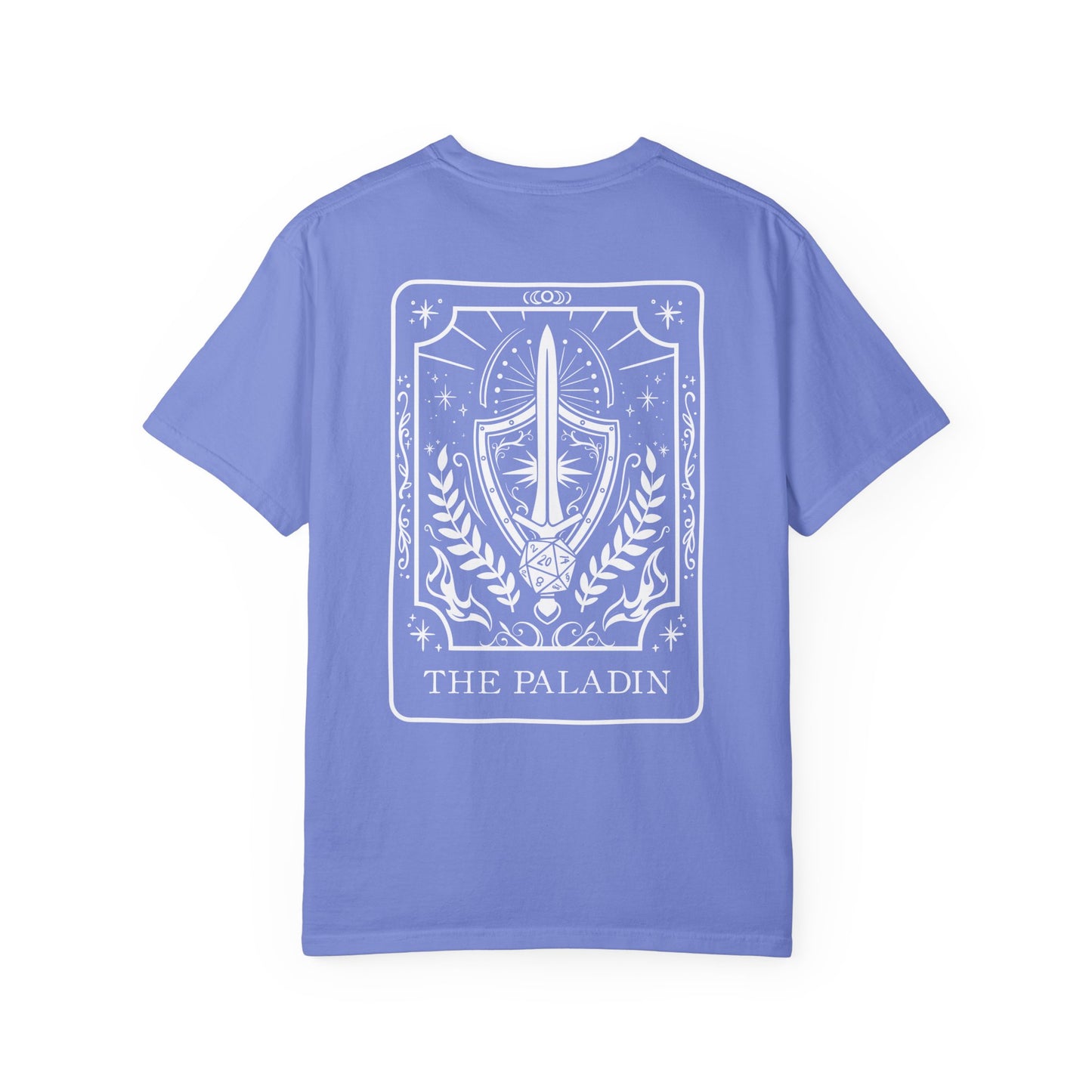 Paladin Tarot Card Comfort Colors Shirt | TTRPG Character Class Tee