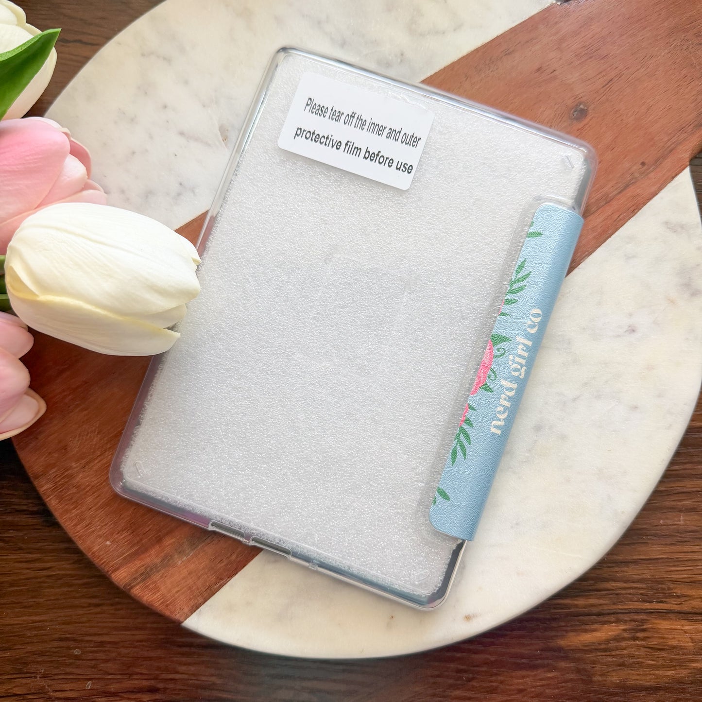 PREORDER “Ready for an Adventure” Floral Kindle Case 7” Paperwhite 12th Gen & Colorsoft