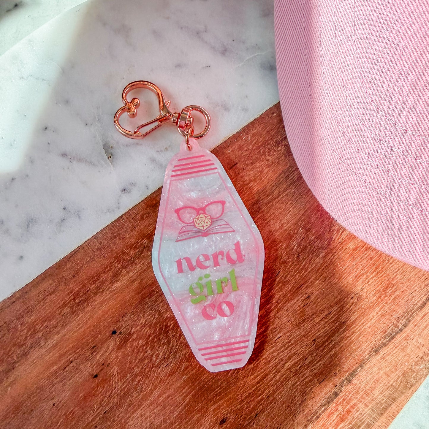 Nerd Girl Co Keychain