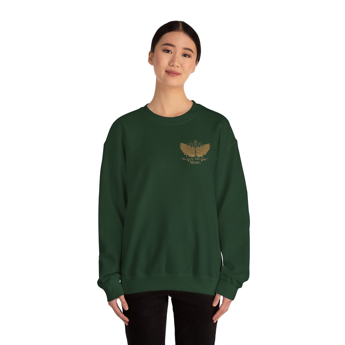 2-Sided Shield of Sparrows Sweatshirt, Side Print Version