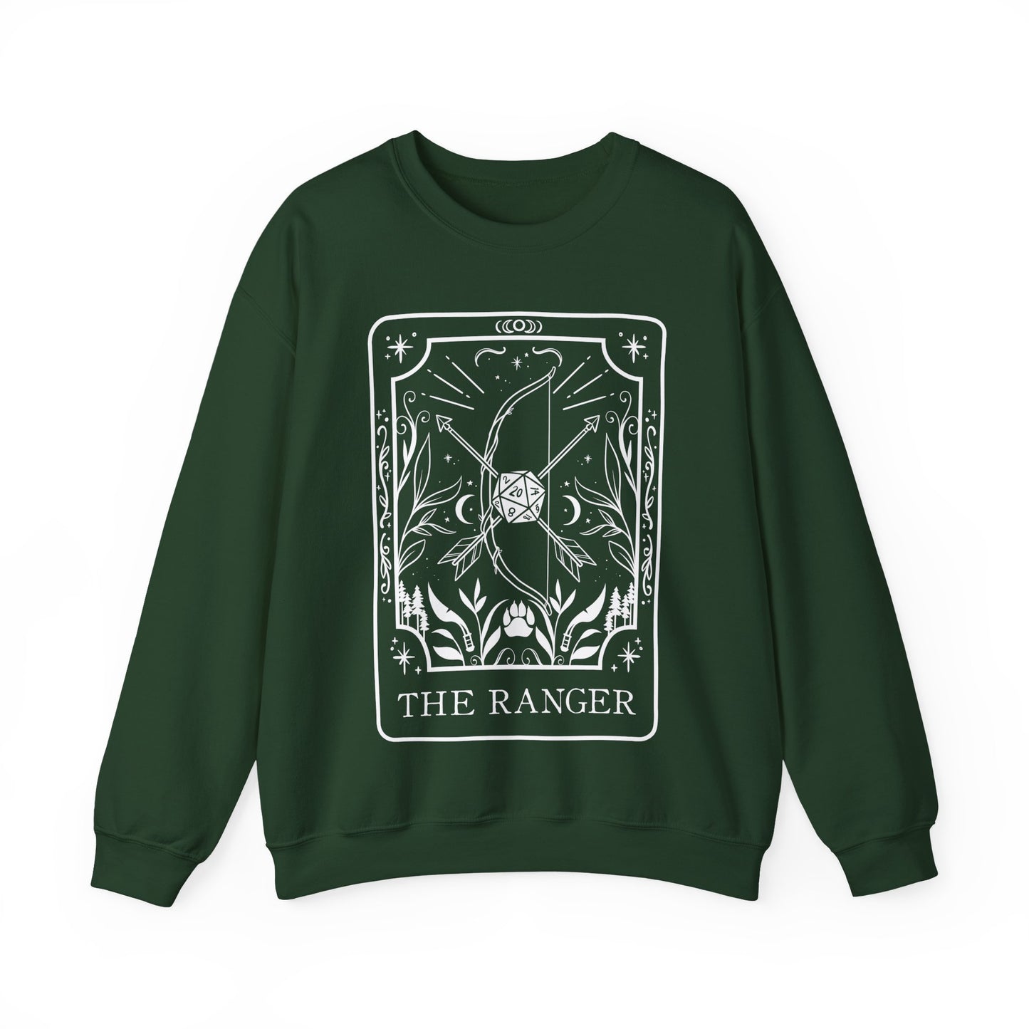 Ranger Tarot Card Gildan Sweatshirt Shirt | TTRPG Character Class Crewneck