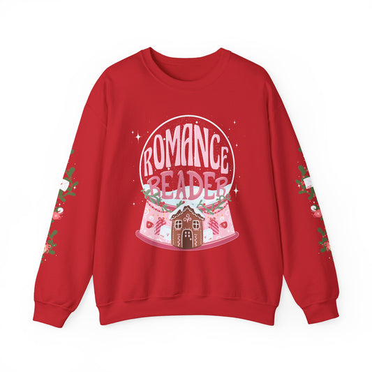 Romance Reader Snowglobe Crewneck Sweatshirt