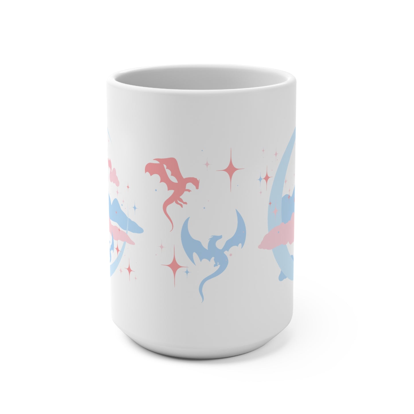 Celestial Dragons Fantasy Mug | Gift Mug for Readers | Nerd Girl Co