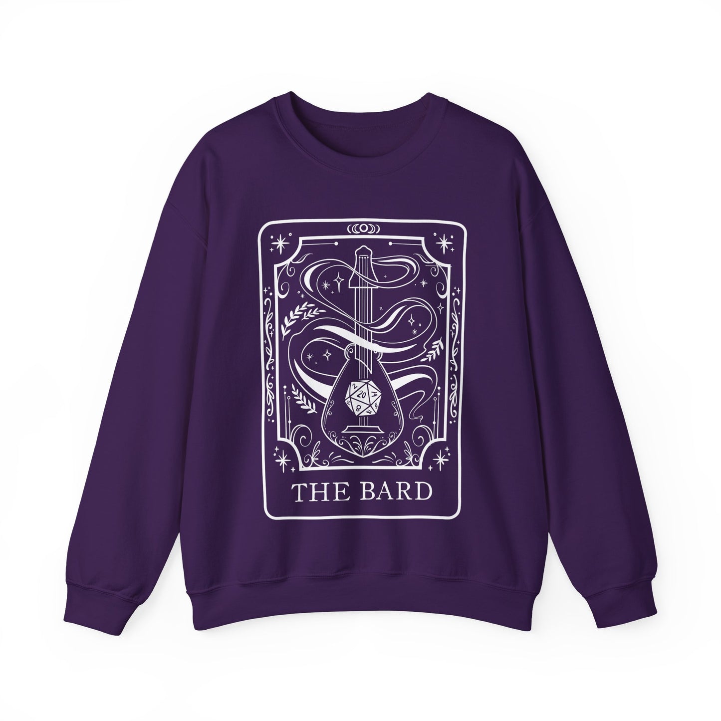 Bard Tarot Card Gildan Sweatshirt Shirt | TTRPG Character Class Crewneck