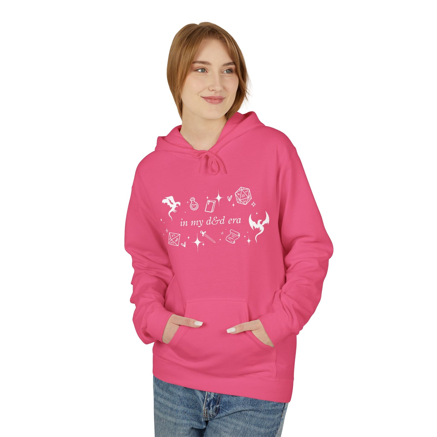 In My D&D Era Midweight Softstyle Fleece Hoodie