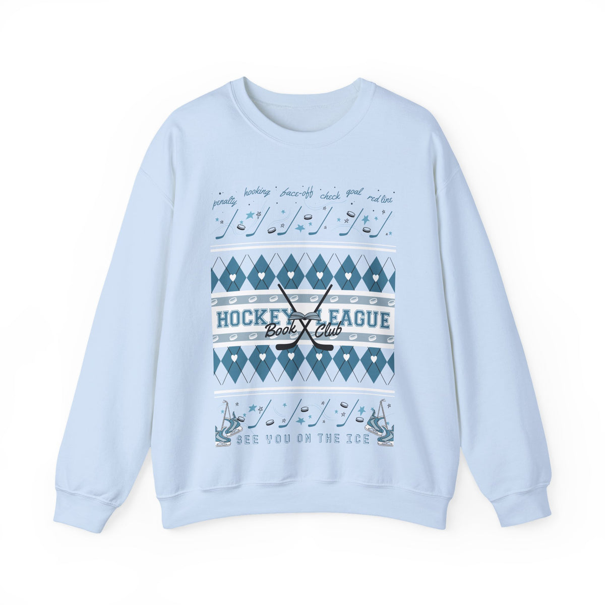 Hockey League Book Club Crewneck Sweatshirt
