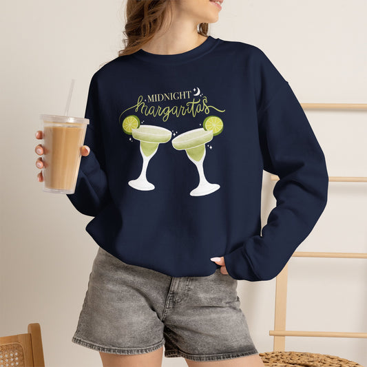 Midnight Margaritas Witchy Crewneck Sweatshirt