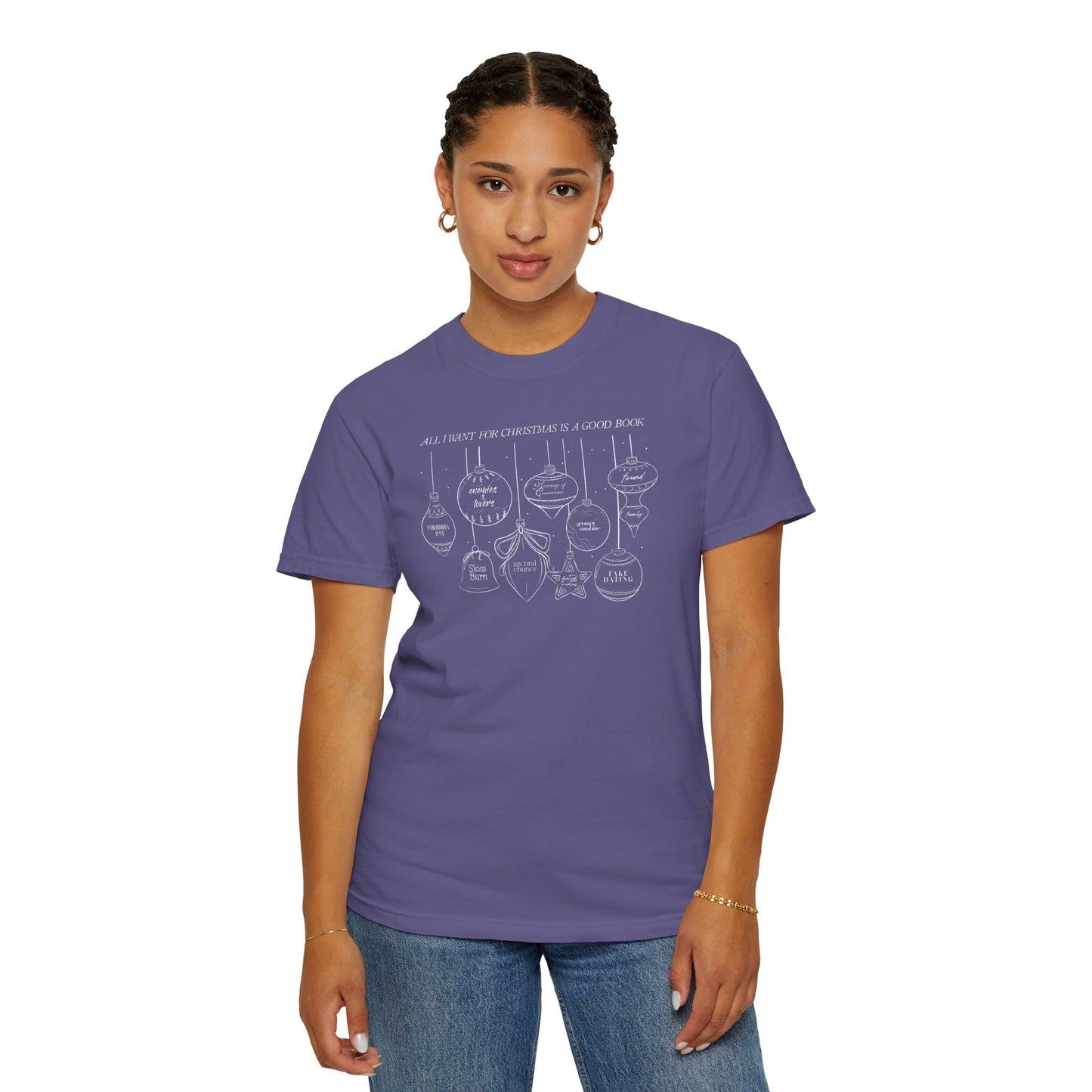 Bookish Trope Christmas Ornaments T-Shirt