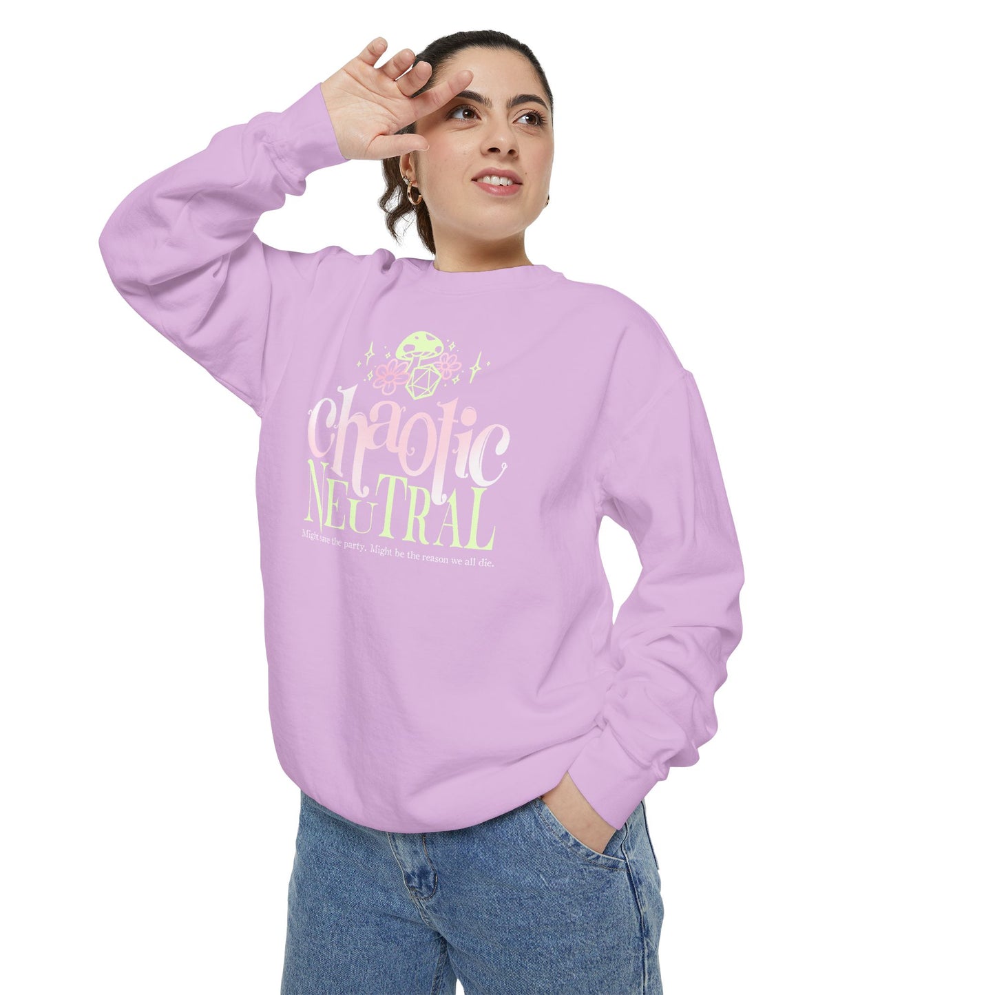 Chaotic Neutral Sweatshirt — Comfort Colors