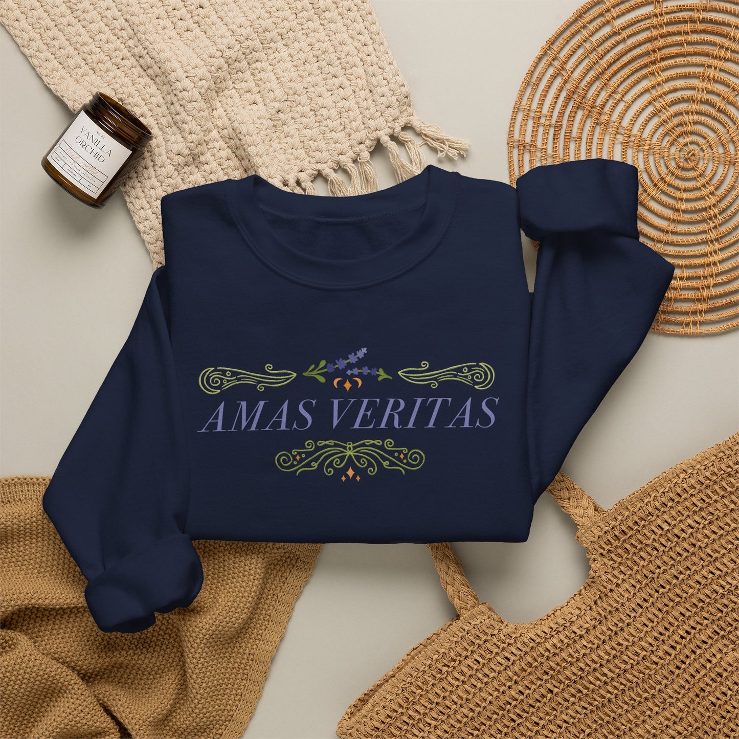 Amas Veritas Witchy Crewneck Sweatshirt