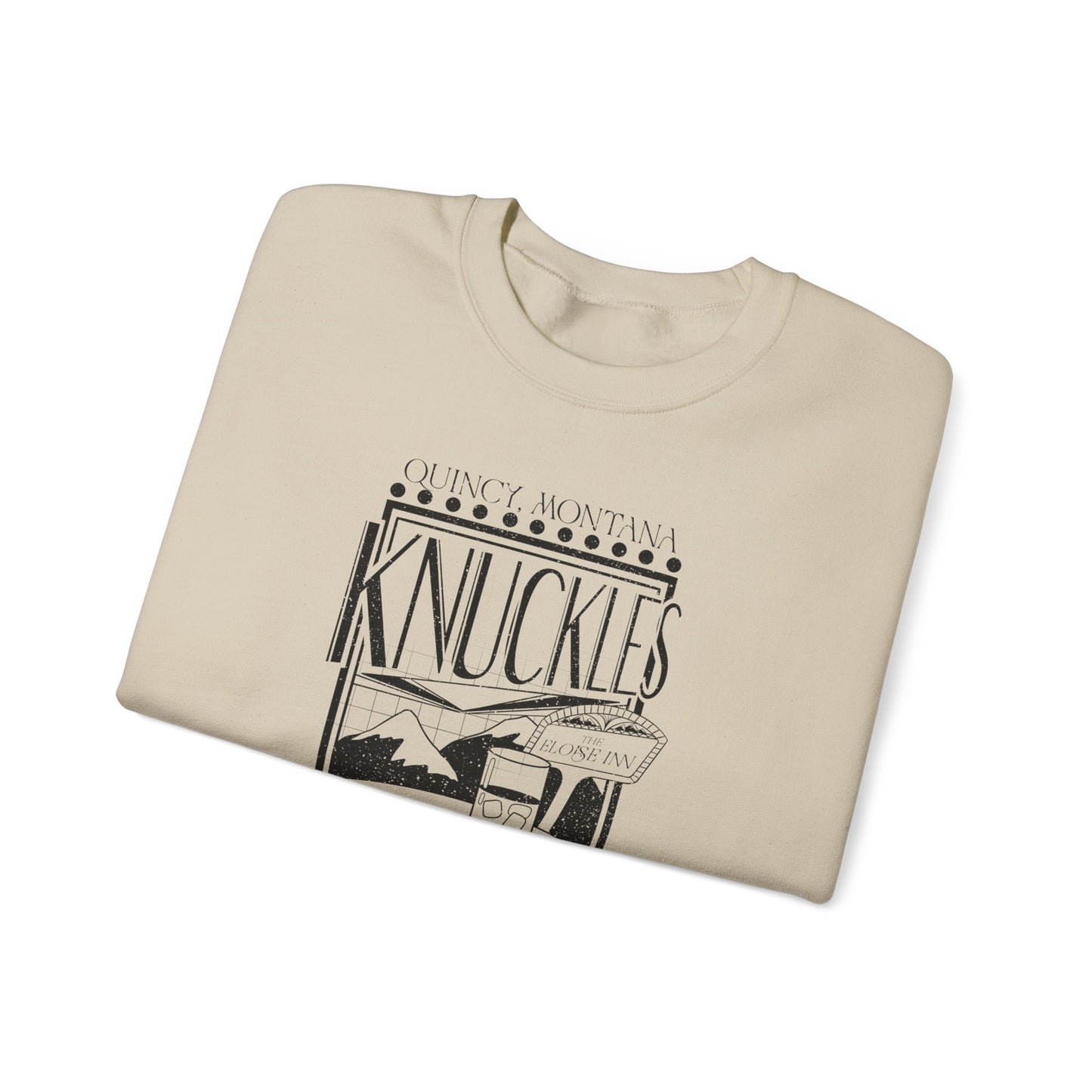 Knuckles Restaurant, The Edens Crewneck Sweatshirt (GILDAN)