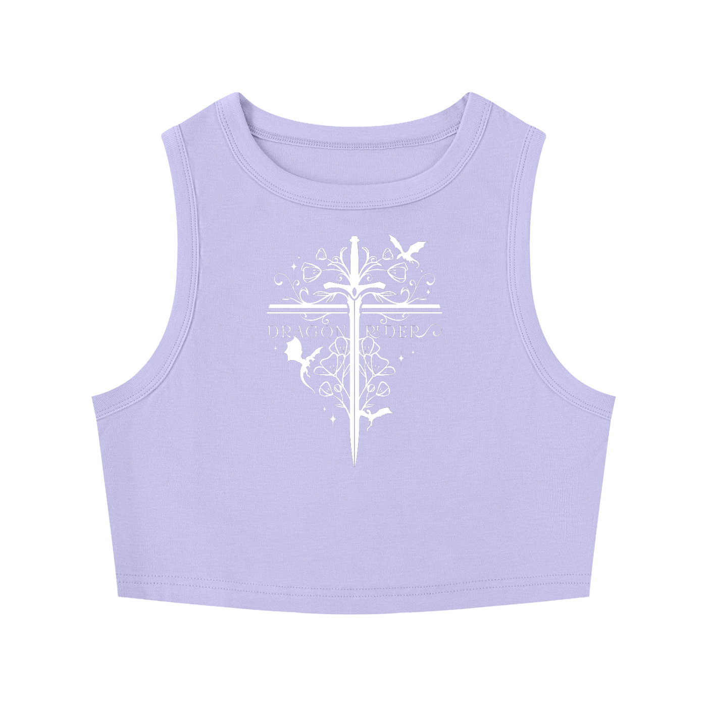 Women's Tight Crewneck Crop Tank Top