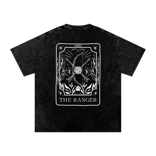 Ranger Tarot Card Snow Wash Cotton Shirt | TTRPT Character Class Tee