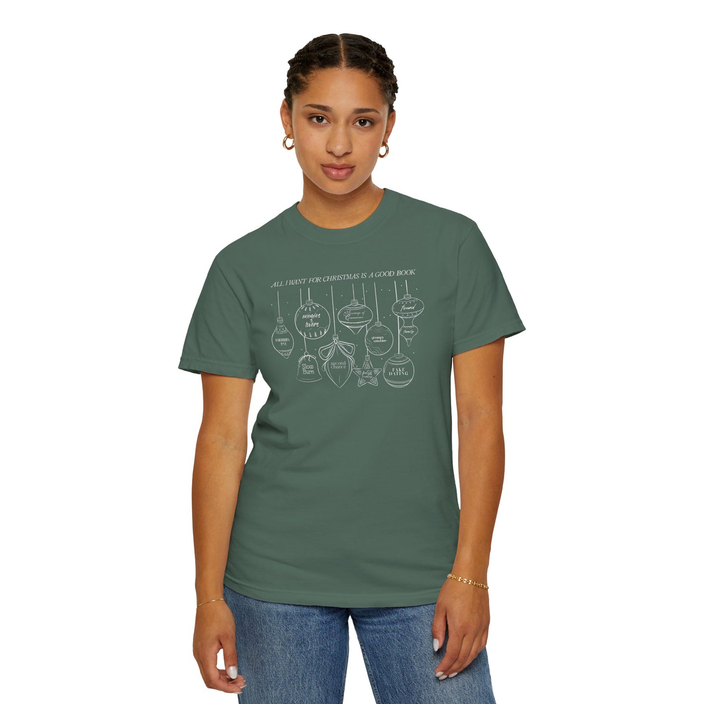 Bookish Trope Christmas Ornaments T-Shirt