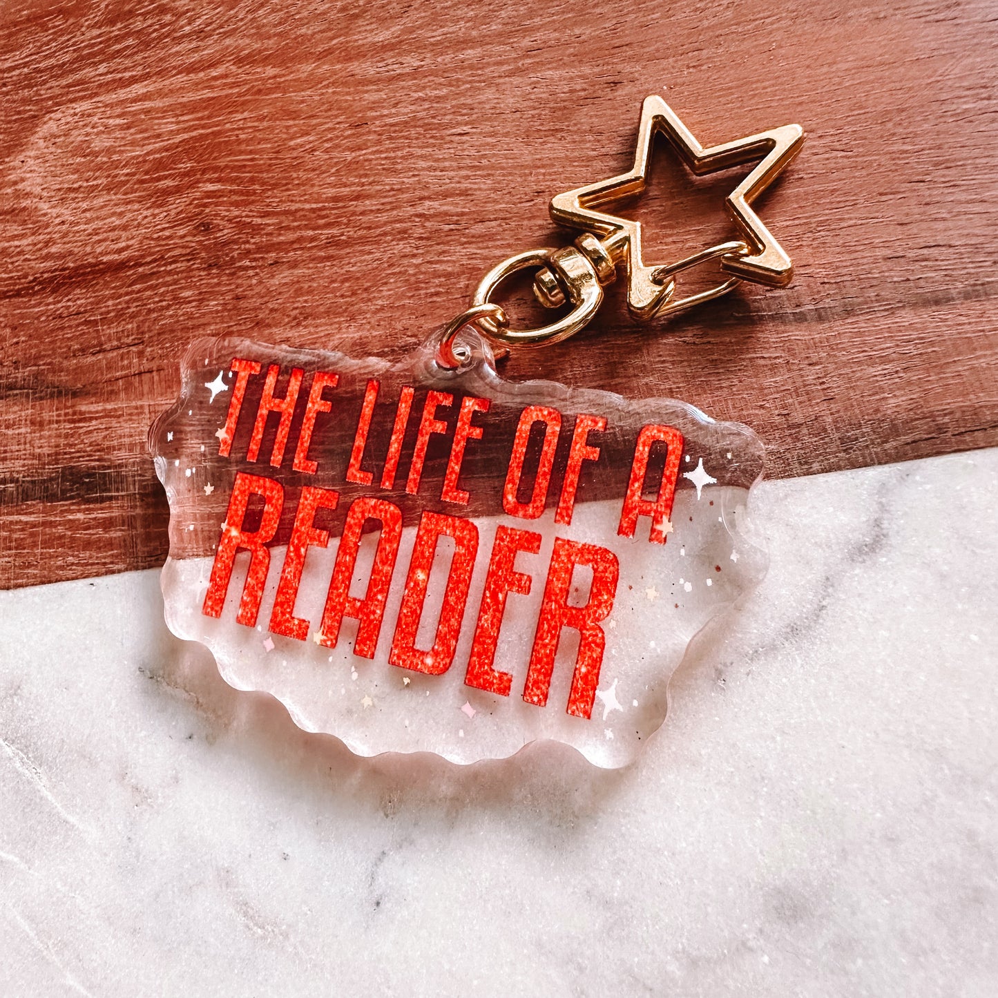 The Life of a Reader Keychain