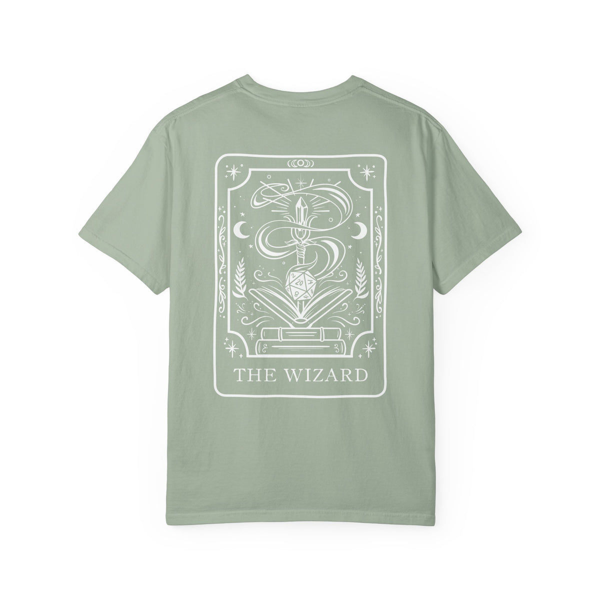Wizard Tarot Card Comfort Colors Shirt | TTRPG Character Class Tee