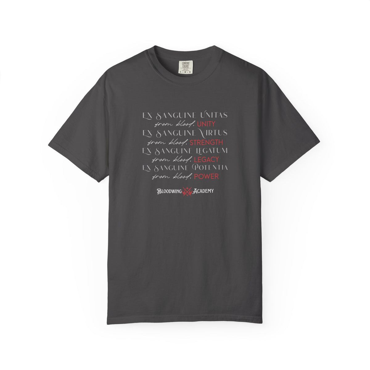Ex Sanguine Tee | Officially Licensed Bloodwing Academy Shirt | Briar Boleyn Merch | Comfort Colors Bookish Tee | Dark Academia Romantasy Gift