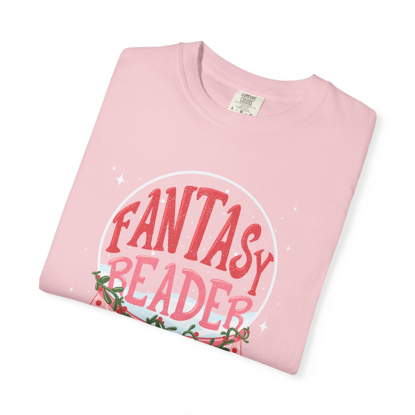 Fantasy Reader Snow Globe T-Shirt | Book Lover Graphic Tee | Gift for Fantasy Readers