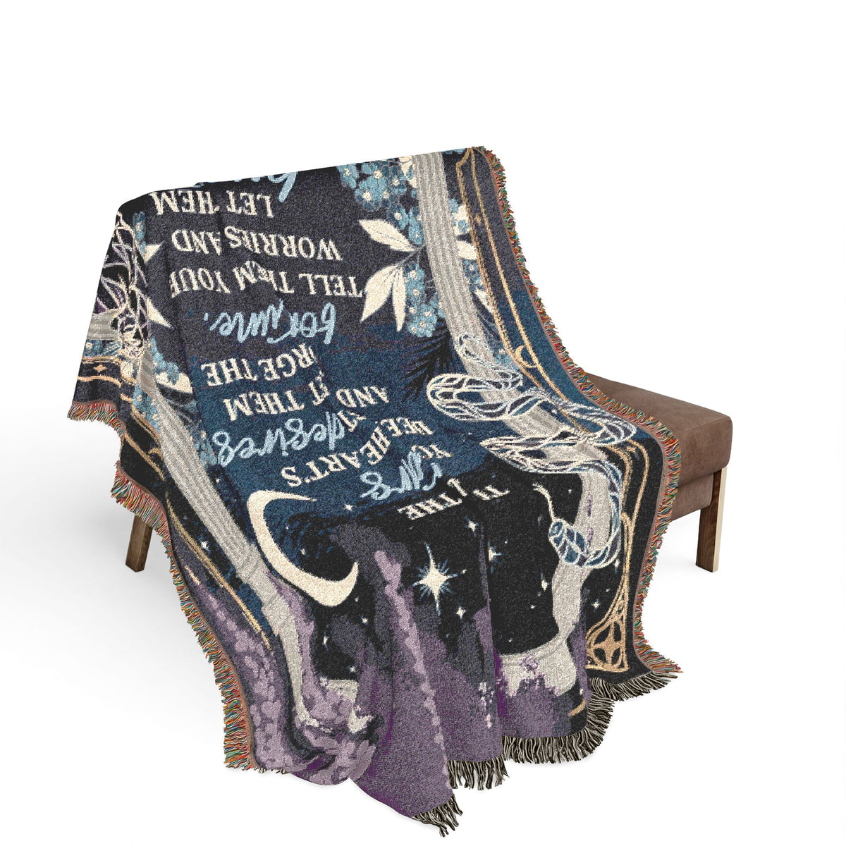 Tell The Stars Woven Blanket | Officially Licensed Fatesworn Saga Throw | Scars Beneath a Serpent's Scales Merch
