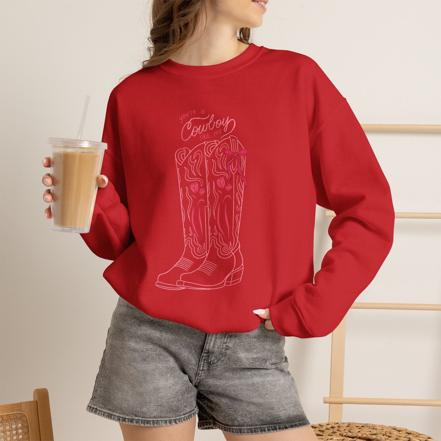 You’re a Cowboy Like Me Sweatshirt | Cowboy Romance Crewneck