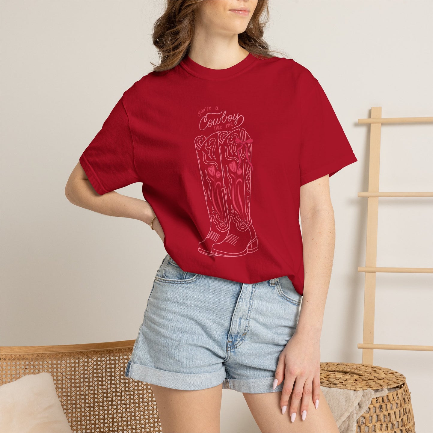 You’re a Cowboy Like Me Comfort Colors Tee | Cowboy Romance Graphic Shirt