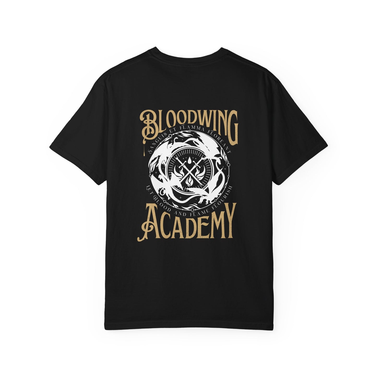 Bloodwing Academy Crest Tee | Officially Licensed Briar Boleyn Merch | Dragon Rider Tee | Comfort Colors Bookish Shirt | Dark Academia Romantasy Gift