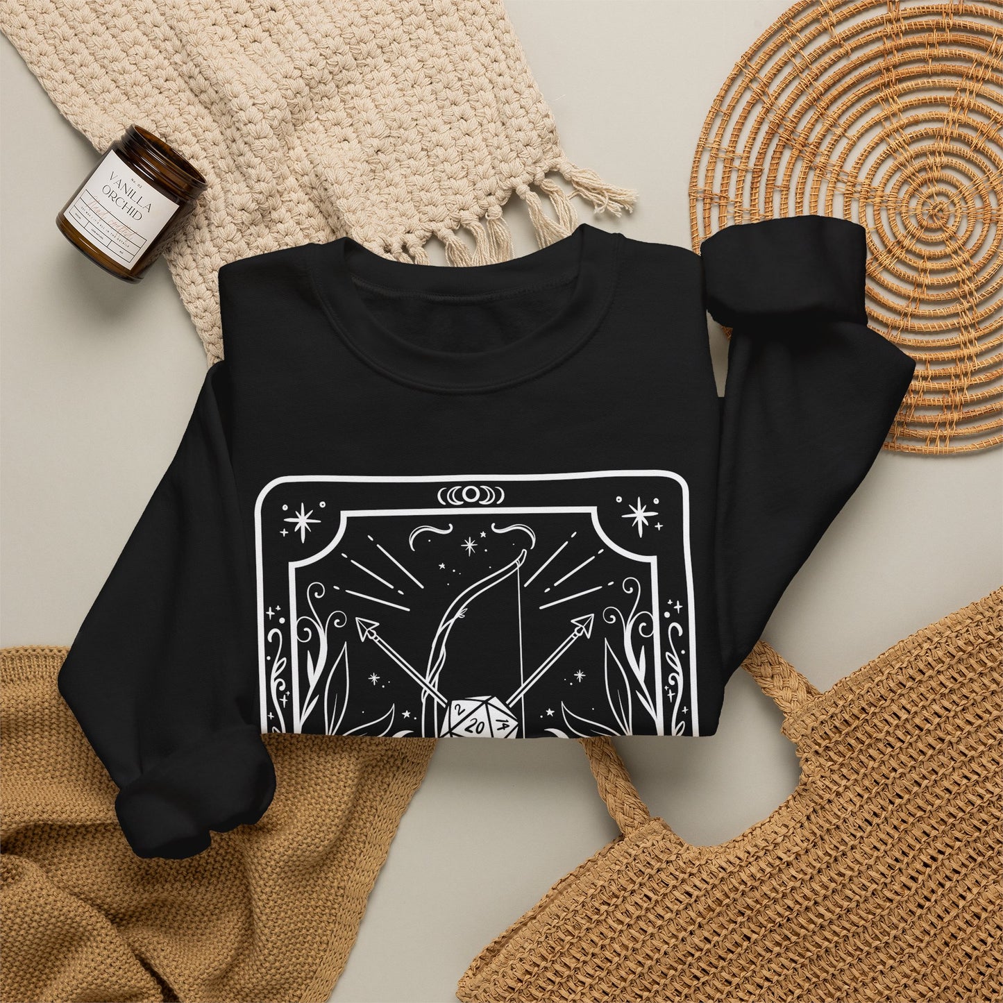 Ranger Tarot Card Gildan Sweatshirt Shirt | TTRPG Character Class Crewneck