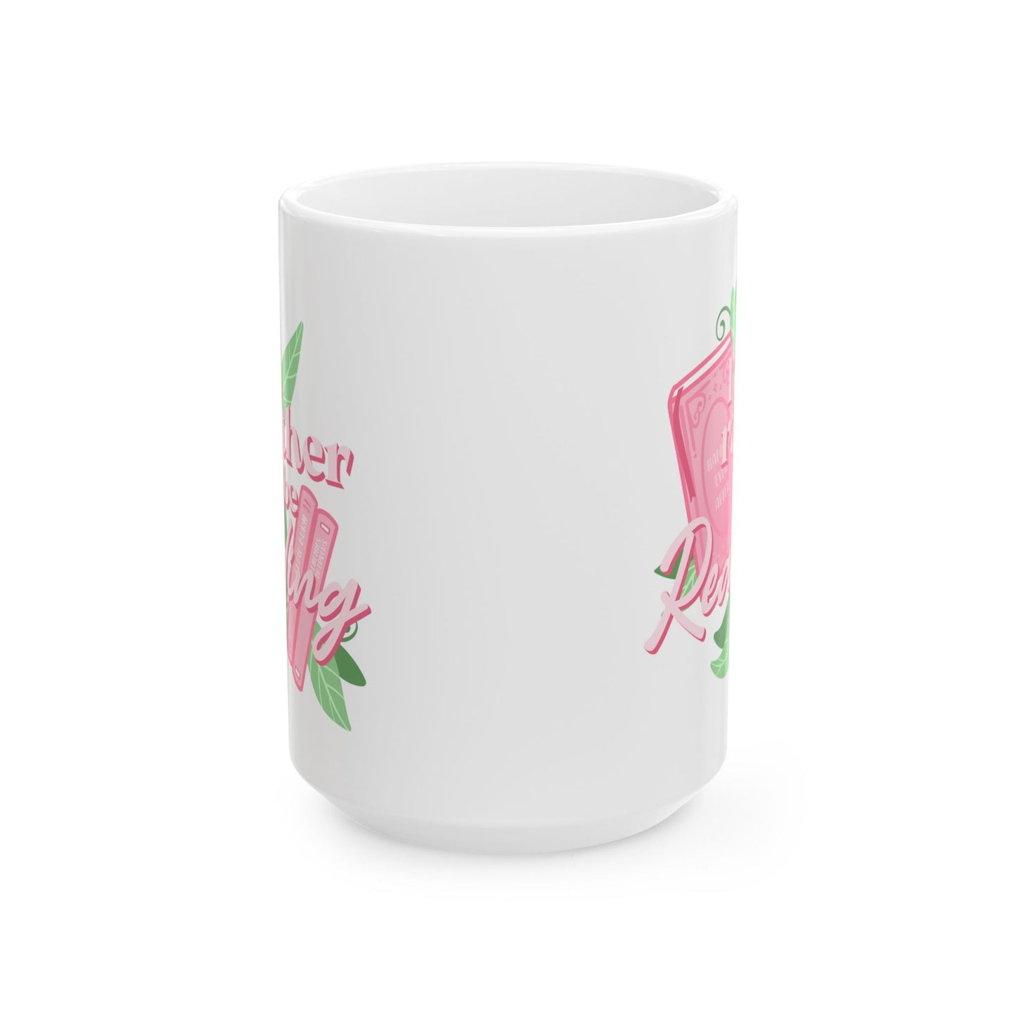I’d Rather Be Reading Ceramic Mug, 15oz | Book Lover Reader Gift