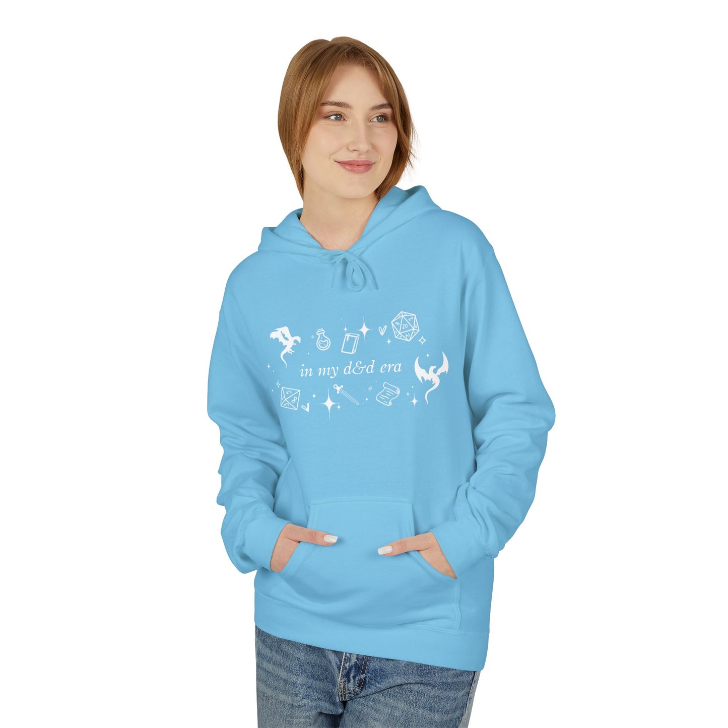 In My D&D Era Midweight Softstyle Fleece Hoodie