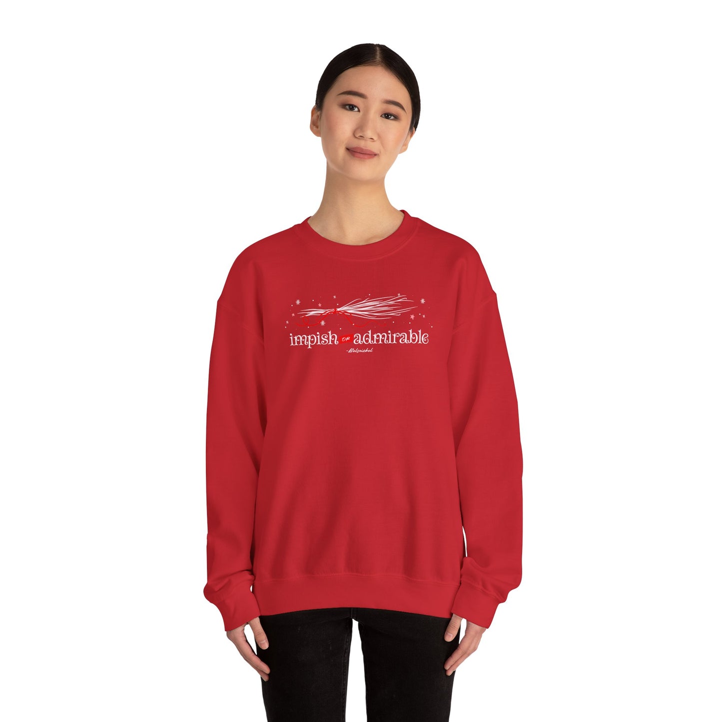 Impish or Admirable Holiday Sweatshirt
