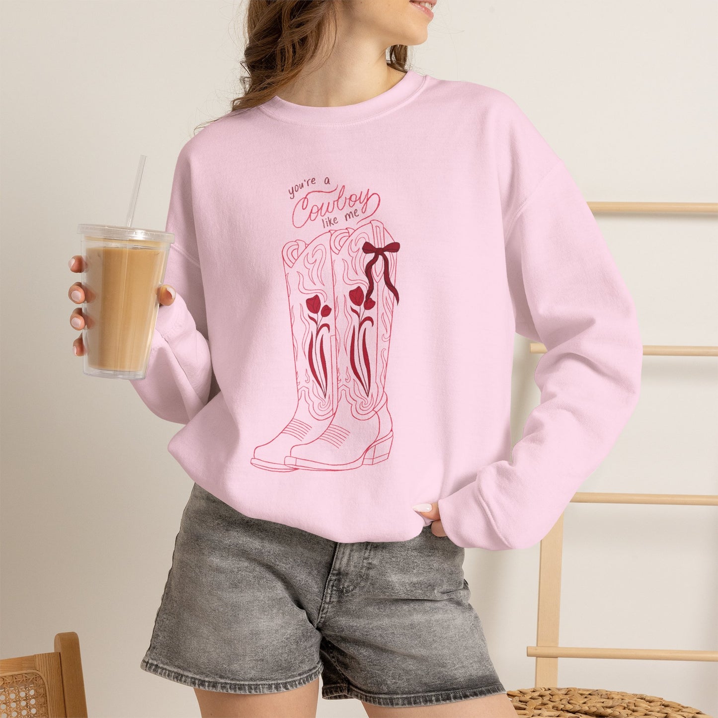 You’re a Cowboy Like Me Sweatshirt | Cowboy Romance Crewneck