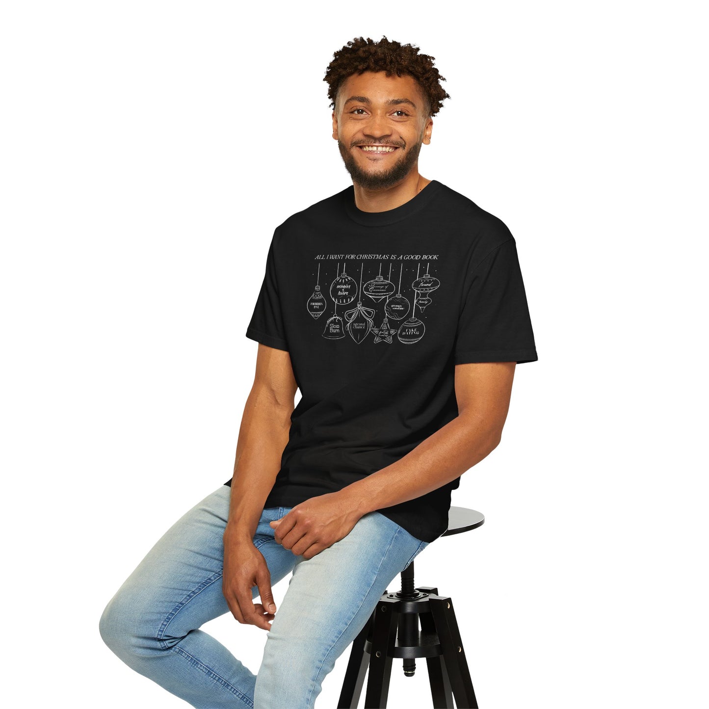 Bookish Trope Christmas Ornaments T-Shirt