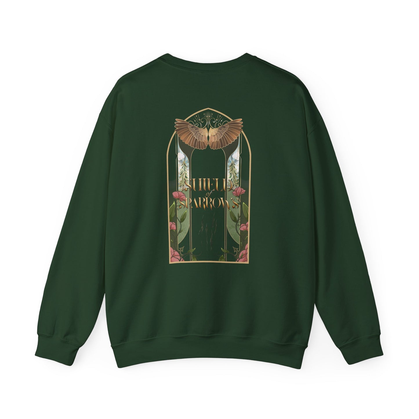 2-Sided Shield of Sparrows Sweatshirt, Side Print Version
