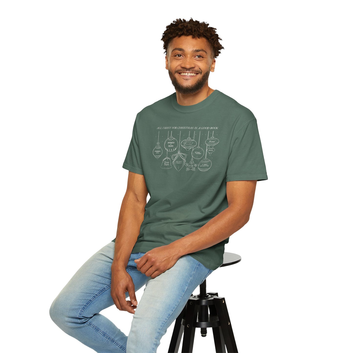 Bookish Trope Christmas Ornaments T-Shirt