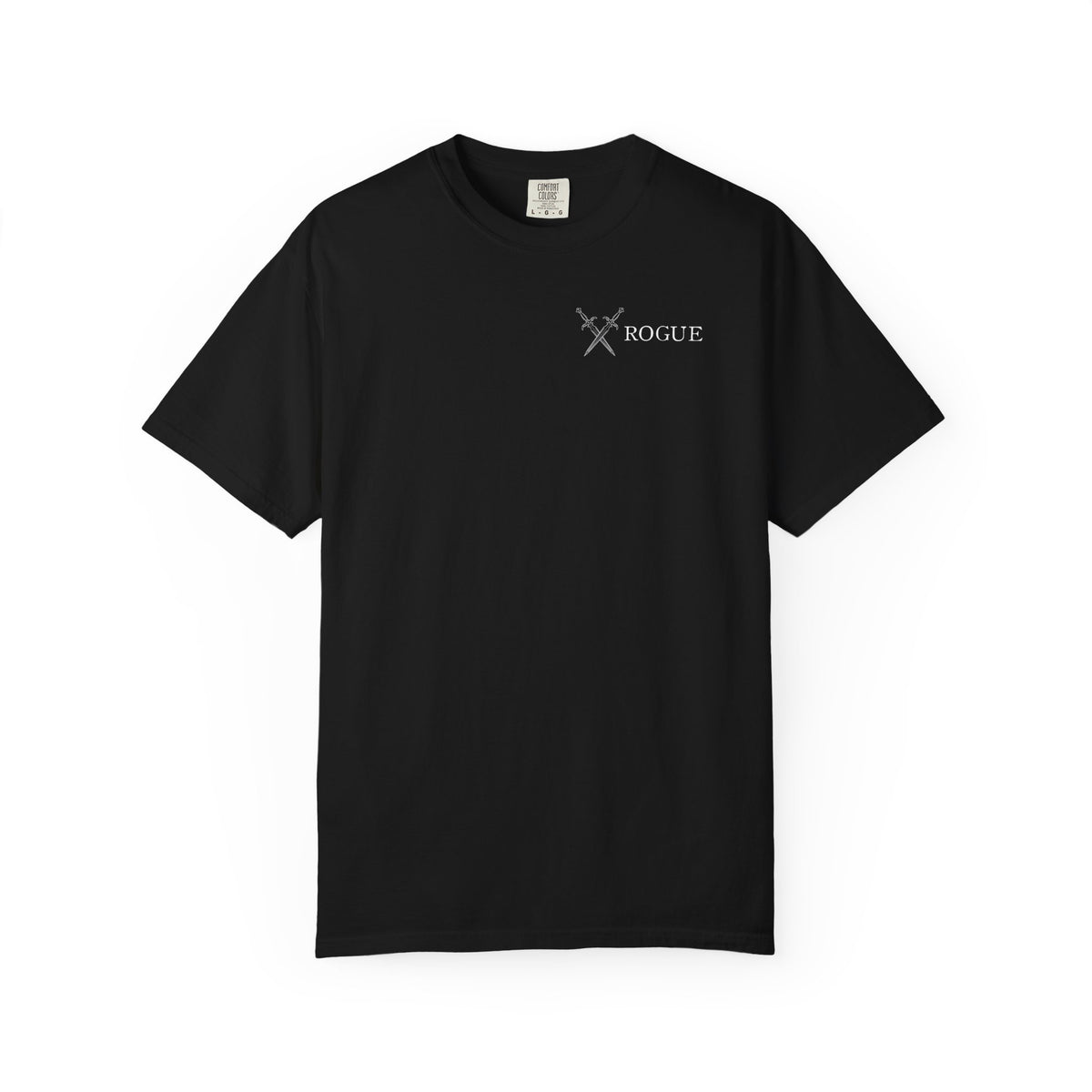 Rogue Tarot Card Comfort Colors Shirt | TTRPG Character Class Tee