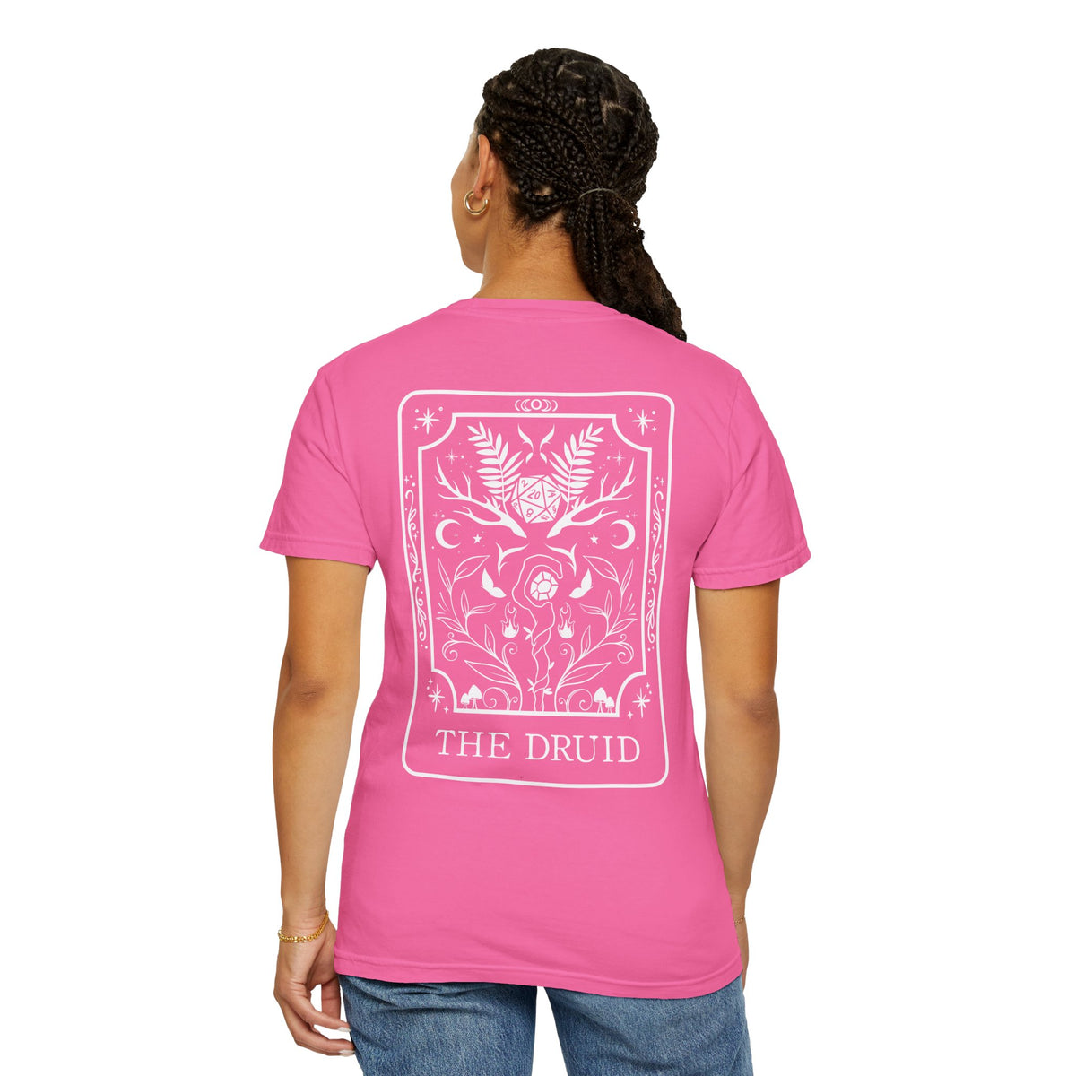 Druid Tarot Card Comfort Colors Shirt | TTRPG Character Class Tee