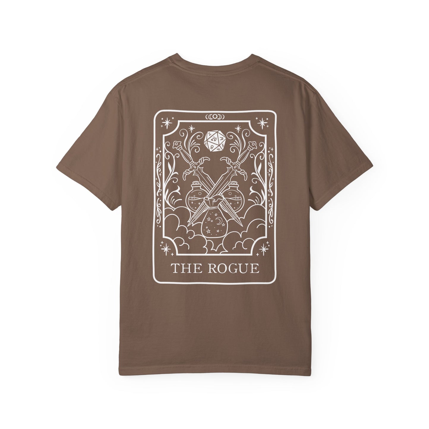 Rogue Tarot Card Comfort Colors Shirt | TTRPG Character Class Tee