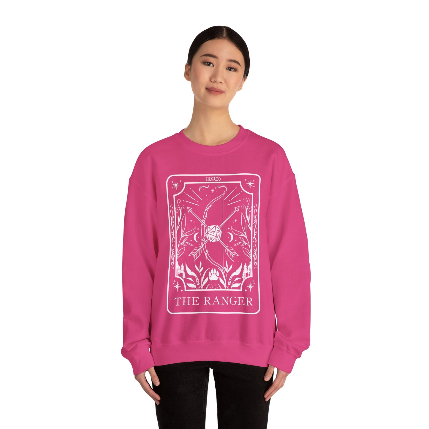 Ranger Tarot Card Gildan Sweatshirt Shirt | TTRPG Character Class Crewneck