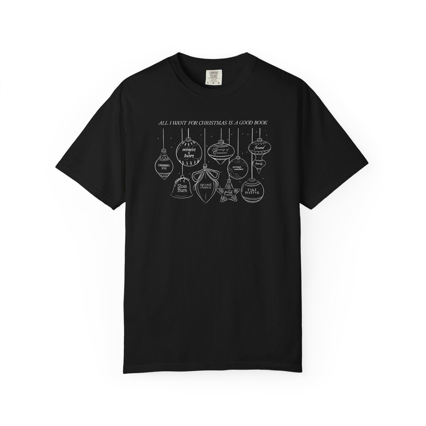 Bookish Trope Christmas Ornaments T-Shirt