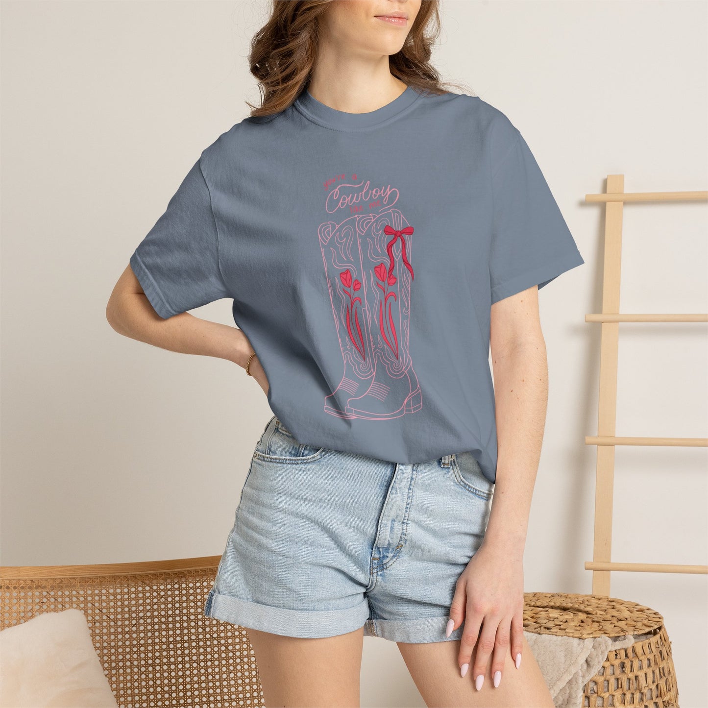 You’re a Cowboy Like Me Comfort Colors Tee | Cowboy Romance Graphic Shirt