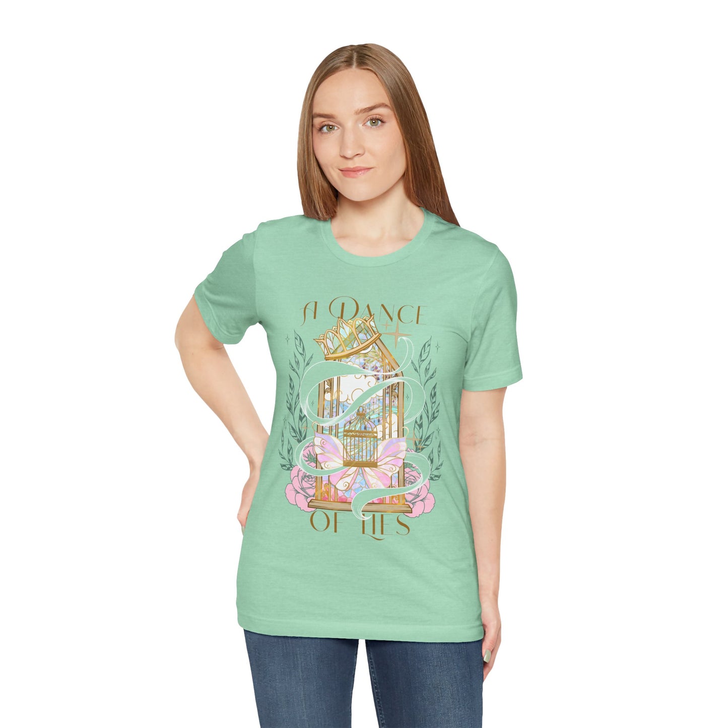 A Dance of Lies Bella Canvas Tee – Officially Licensed Brittney Arena Romantasy Shirt | Fantasy Reader Graphic T-Shirt | Book Lover Gift