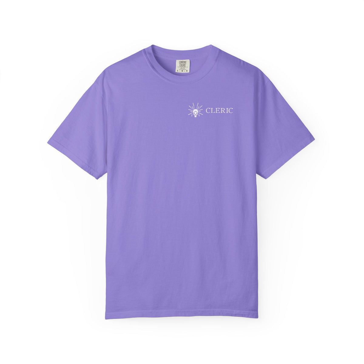 Cleric Tarot Card Comfort Colors Shirt | TTRPG Character Class Tee
