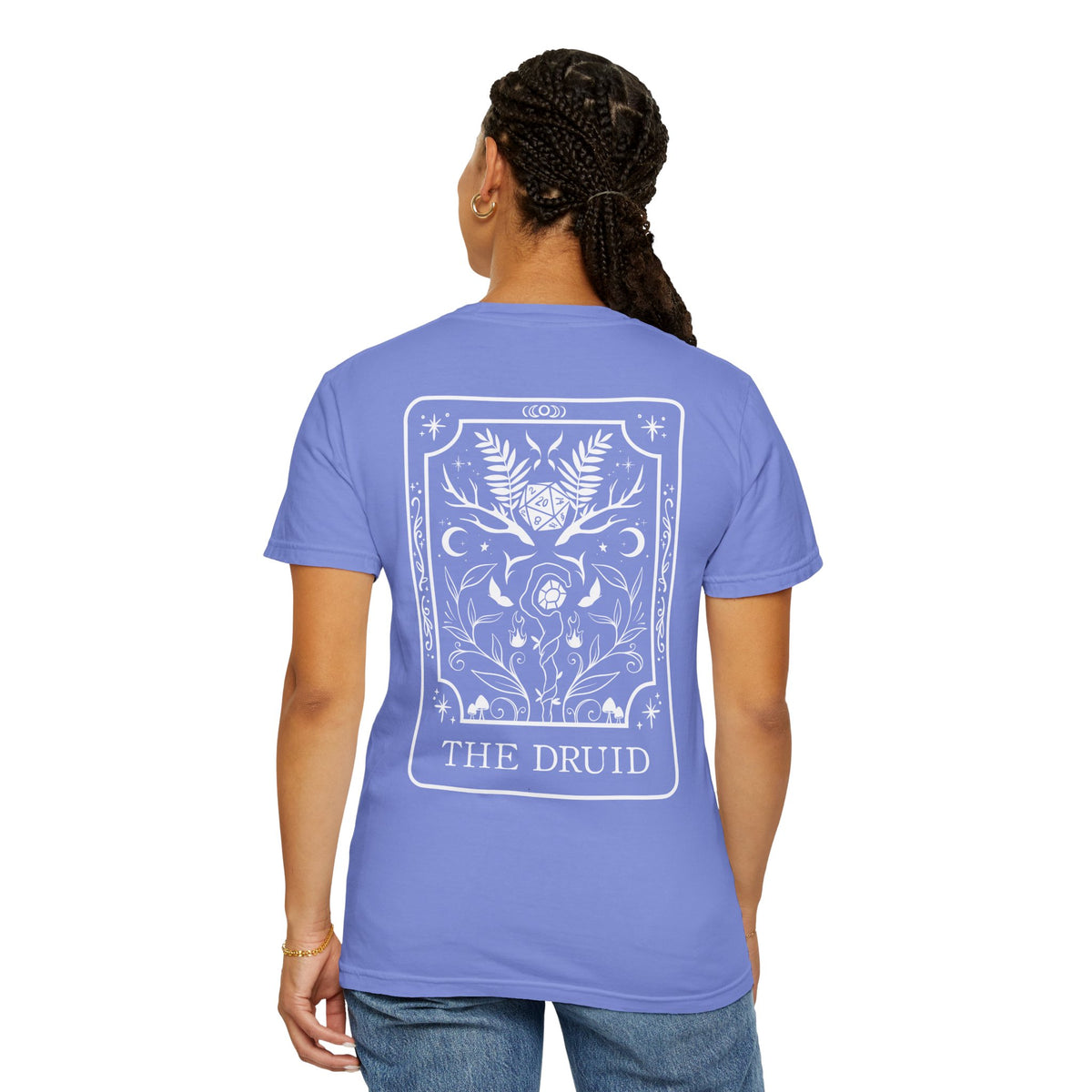 Druid Tarot Card Comfort Colors Shirt | TTRPG Character Class Tee