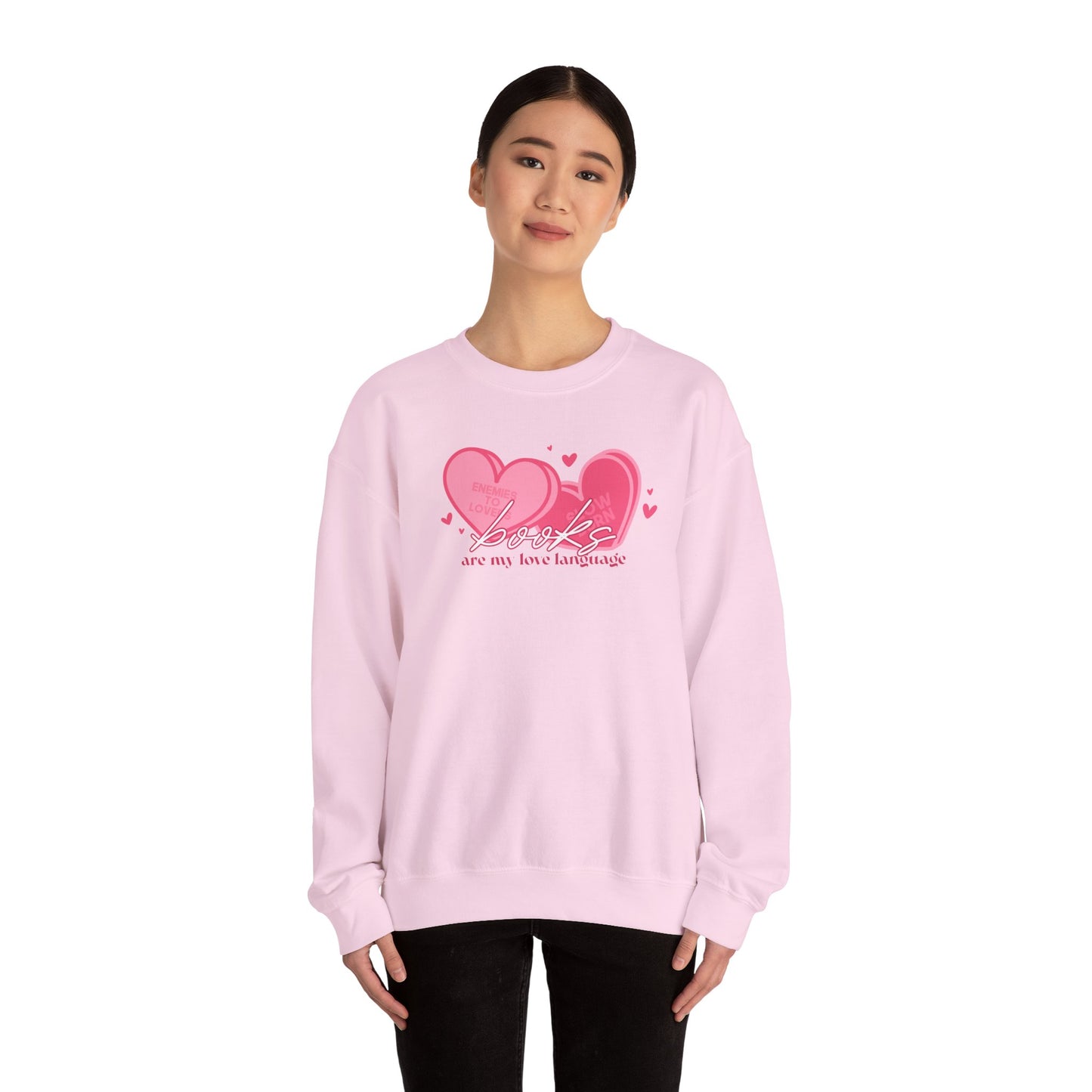 Books Are My Love Language Crewneck Sweatshirt