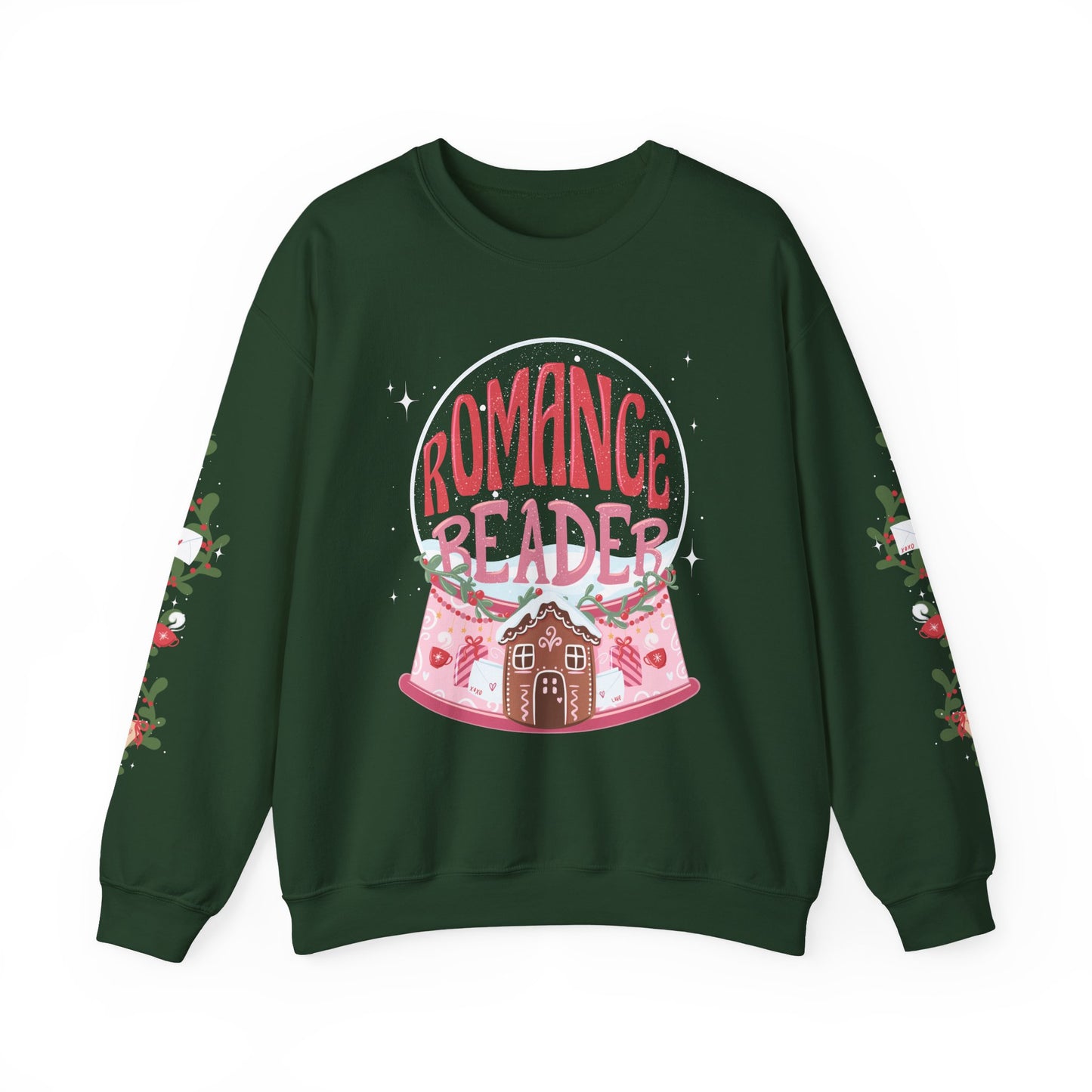 Romance Reader Snowglobe Crewneck Sweatshirt
