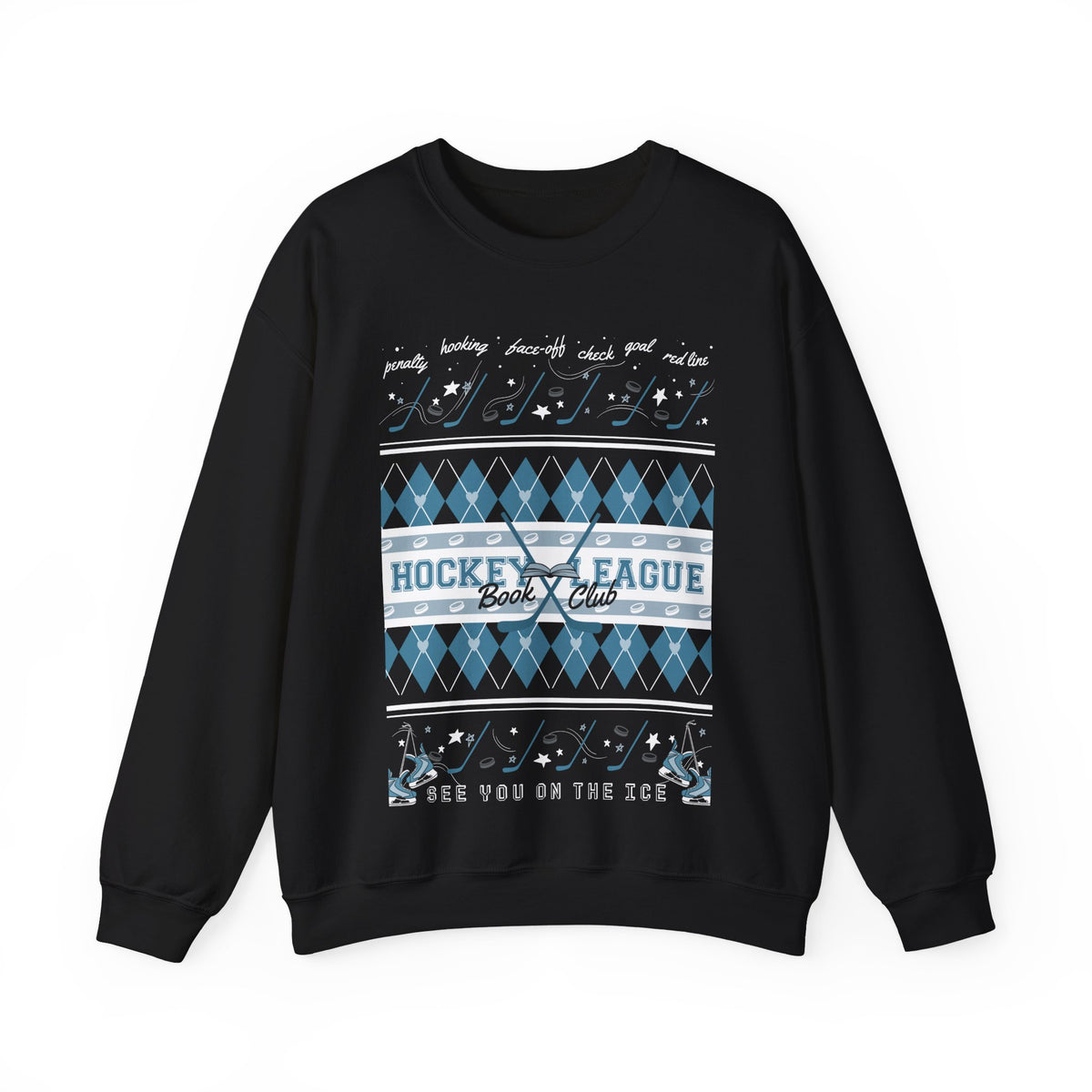 Hockey League Book Club Crewneck Sweatshirt