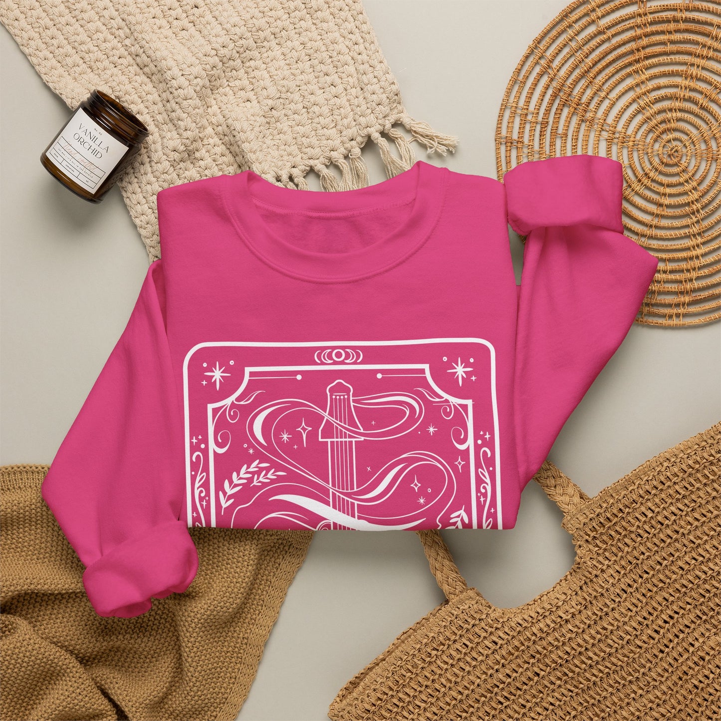 Bard Tarot Card Gildan Sweatshirt Shirt | TTRPG Character Class Crewneck